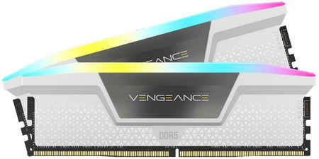 Оперативная память Corsair Vengeance RGB (CMH32GX5M2B6200C36W) DDR5 2x16Gb 6200MHz