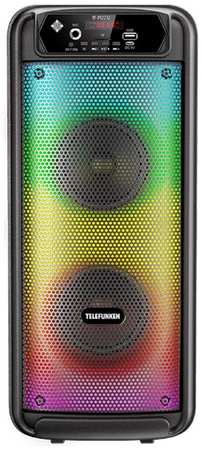 Портативная колонка Telefunken TF-PS2212, 60Вт, 1800мАч, FM, BT, microSD, USB, подсветка
