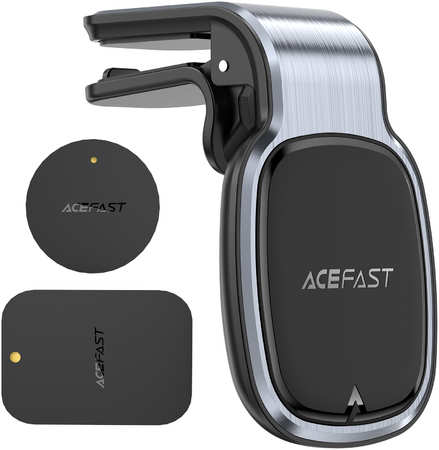 Держатель для телефона в машину Acefast D16 на вентиляционную решетку Держатель автомобильный для мобильного устройства ACEFAST D16 magnetic car holder for air vent на вентиляционную решетку. Цвет: металлический