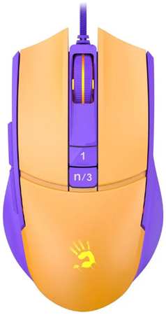 Проводная игровая мышь A4Tech Bloody L65 Max желтый, фиолетовый 965044445562198
