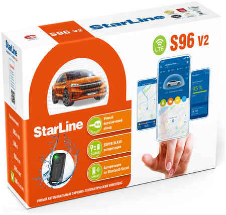 Автосигнализация StarLine S96 v2 BT 2CAN+4LIN 2SIM LTE