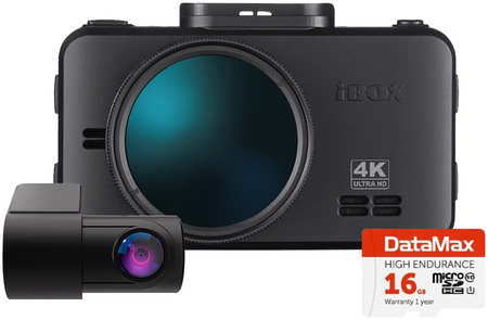Автомобильный видеорегистратор с базой камер iBOX RoadScan 4K WiFi GPS Dual + Камера FHD4 RoadScan 4K WiFi GPS Dual + Внутрисалонная камера FHD4