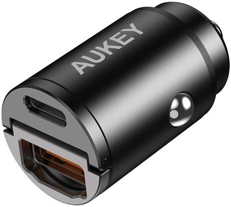 Автомобильное зарядное устройство Aukey CC-A3 (Black) 965044446223034