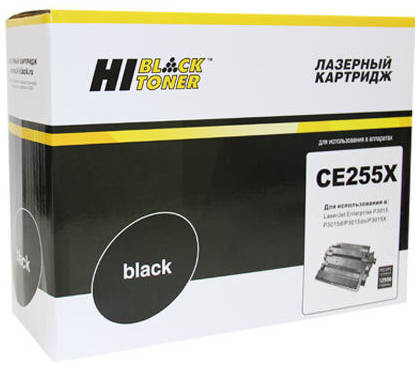 Картридж для лазерного принтера Hi-Black №55x CE255X Black CE255X; 55x 965044446243326