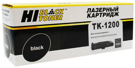 Картридж для лазерного принтера Hi-Black TK-1200 Black 965044446243364