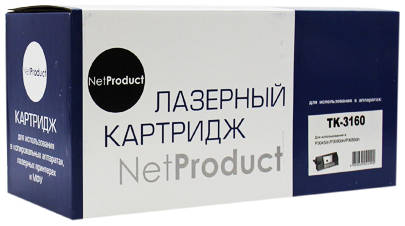 Картридж для лазерного принтера NetProduct TK-3160 Black 965044446243377