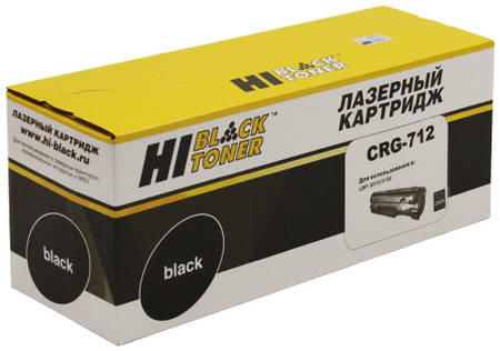 Картридж для лазерного принтера Hi-Black Cartridge 712 Black Canon712; Cartridge712; CRG-712 965044446243392