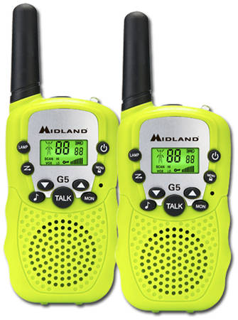 Портативная радиостанция Midland G5 Yello комплект из 2-шт. G5 Yellou 965044446569040