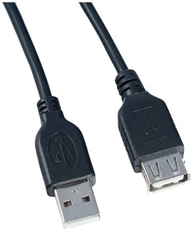 Кабель Perfeo USB2.0 A вилка - А розетка, длина 0,5 м. (U4501) 965044446652266