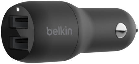 Автомобильное зарядное устройство Belkin Boost Up Dual USB-A 24W CCB001btBK Boost Up CCB001btBK Dual USB-A 24 Вт