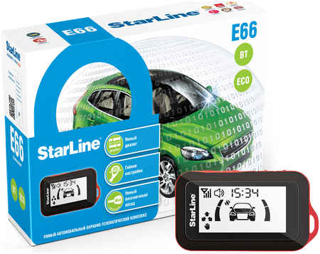 Автосигнализация StarLine E66 BT ECO 965044446669066