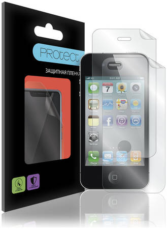 Защитная пленка Protect для Apple iPhone 4 / Front&Back / х2 111.5х55.5 мм / 30225 965044447051903