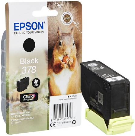 Картридж для лазерного принтера Epson C13T37814020 Black, оригинальный 965044447055683