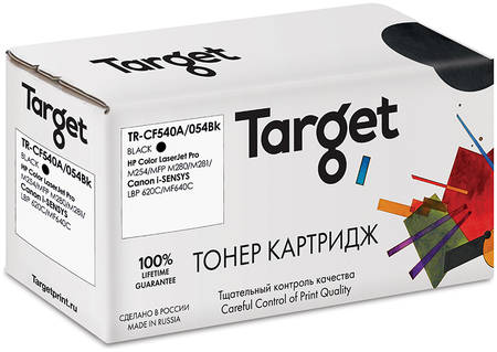 Картридж для лазерного принтера Target TR-CF540A/054Bk, Black, совместимый 965044447352984