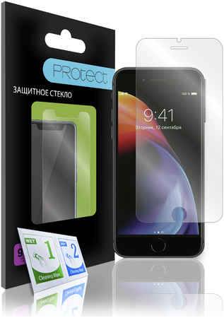 Защитное стекло плоское Protect для Apple iPhone 8/7/6/6s Plus/32097 965044447372777