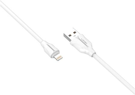 LDNIO LS371/ USB кабель Micro/ 1m/ 2.1A/ медь: 60 жил/ White 965044447472360