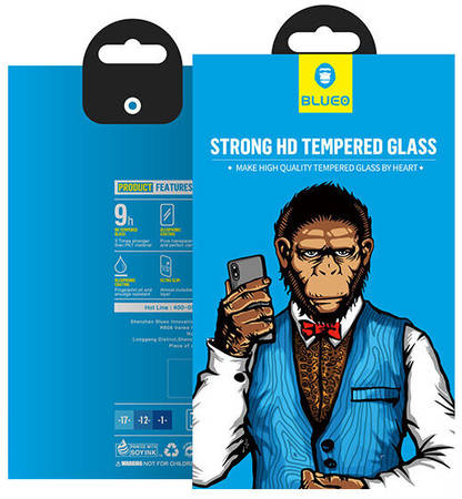 Защитное стекло Blueo 2.5D Silk full cover HD 0.26 mm для Huawei P40 Lite E/Honor 9C 965044447513510