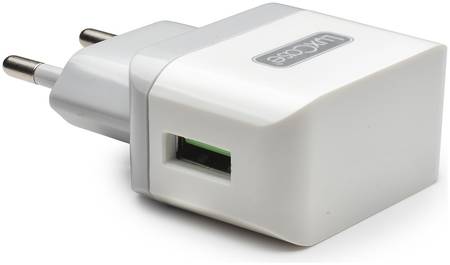 Сетевое зарядное устройство LuxCase QY-10G, 1 USB, 1 A, white 965044447759314