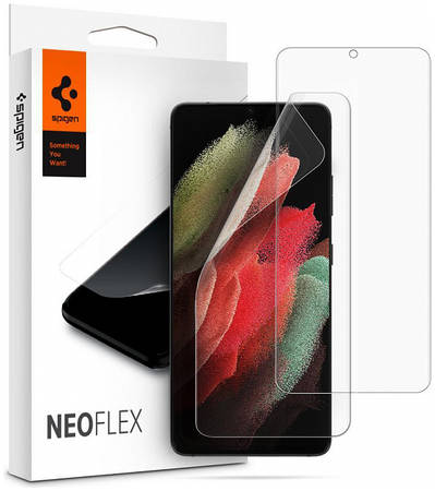 Комплект защитных пленок Spigen NeoFlex (AFL02525) для Samsung Galaxy S21 Ultra (Clear) 965044447780821