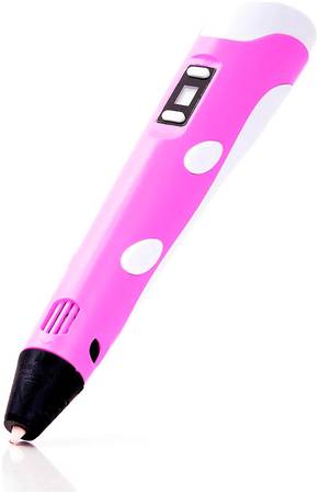 3D ручка Spider Pen Plus с ЖК дисплеем 2400P розовый 965044448019979