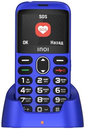 Мобильный телефон INOI 118B Blue 118B Синий 965044448303404