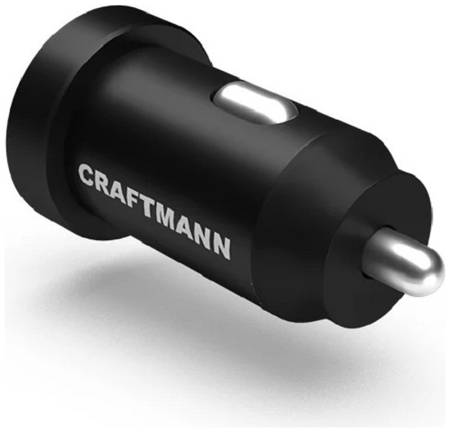 Автомобильное зарядное устройство Craftmann Car Charger 5V 4.8A (чёрный цвет) 965044448500175