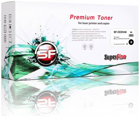 Картридж для лазерного принтера SuperFine SF-CEXV40, Black 965044448666511
