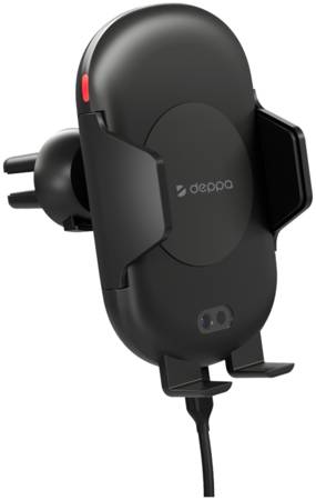 Автомобильный сенсорный беспроводный держатель Deppa Crab IQ для смартфонов 4″-6.5″ 965044448742229