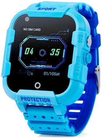 Детские смарт-часы Wonlex Smart Baby Watch KT12 4G Blue/Blue
