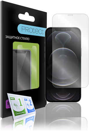 Защитное стекло PROtect для iPhone 12 Pro Max, На плоскую часть экрана, 0,2 мм, 32655