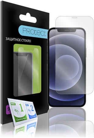 Защитное стекло PROtect для iPhone 12, 12 Pro, На плоскую часть экрана, 0,33мм, 31651