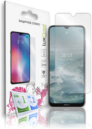 Защитное стекло LuxCase для Nokia G20, На плоскую часть экрана, 0,2 мм, 83218 965044449148919