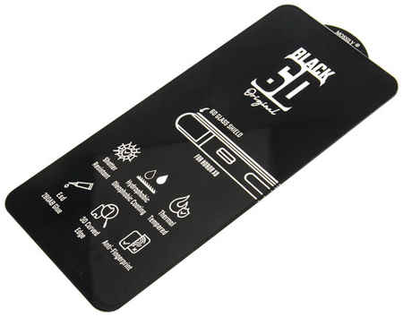 PC Защитное стекло 9H Black для Huawei Honor X8 черное т/у 965044449600336