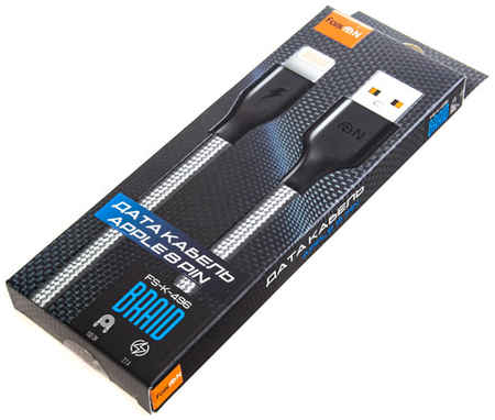 Кабель USB - Lightning FaisON FS-K-1046 Braid, 1м, 2.1A 965044449677888