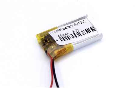 Аккумуляторная батарея OEM Li-Pol 4*10*22мм 2pin 3.7V/45mAh