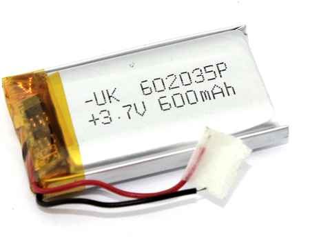 Аккумуляторная батарея OEM Li-Pol 6*20*35мм 2pin 3.7V/600mAh