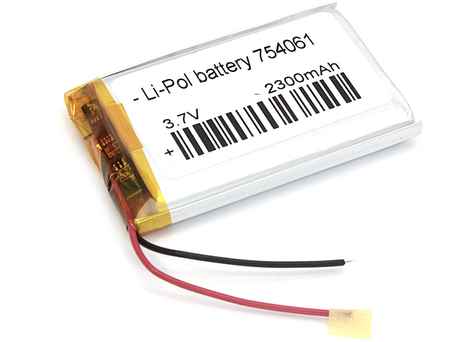 Аккумуляторная батарея OEM Li-Pol 7.5*40*61мм 2pin 3.7V/2300mAh 965044449754824