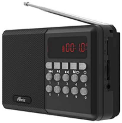 Радиоприемник Ritmix RPR-001 usb, microSD,87,5-108 МГц , встроенный аккумулятор