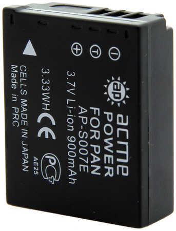 Аккумулятор для фотоаппарата AcmePower S007E 900 мА/ч 965044484288776