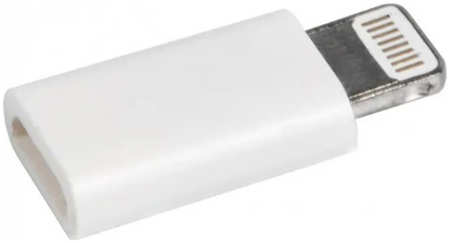 Переходник Micro USB Lightning мама-папа OTG P-29 белый