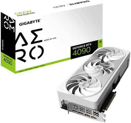 Видеокарта GIGABYTE NVIDIA GeForce RTX 4090 AERO OC GV-N4090AERO OC-24GD 965044484502170