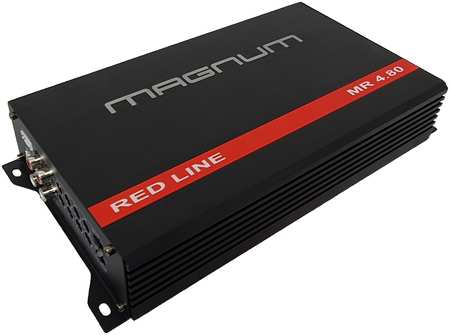 Усилитель автомобильный Magnum 4 канала RED LINE MR 4.80 965044484534760