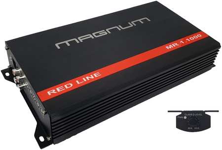 Усилитель автомобильный Magnum 1 канал 1000w RED LINE MR 1.1000 965044484538541