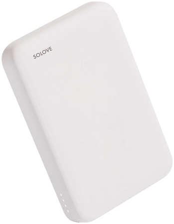 Внешний аккумулятор Solove W12 Pro White RUS 10000 мА/ч для мобильных устройств, белый 965044484568208
