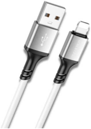 Кабель USB - USB-A/Lightning Borofone BX83 1 м белый 965044484568412