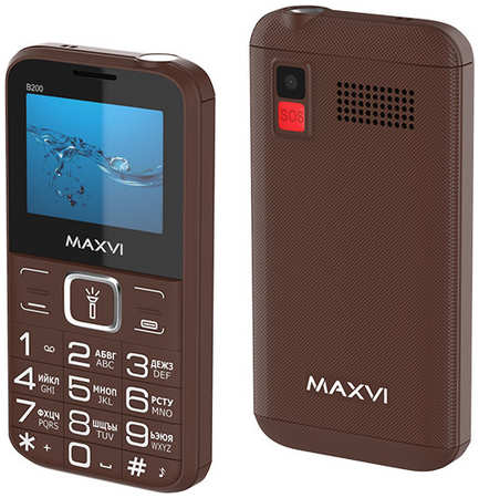 Мобильный телефон Maxvi B200 Brown 965044484588939