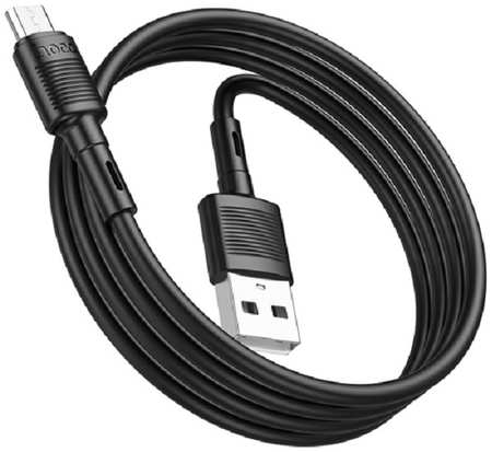 Кабель Micro USB-B - USB-A Hoco 1 м черный 965044484592146