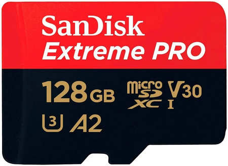 Карта памяти SanDisk microSDXC 128GB Extreme Pro Class 10 SDSQXCD-128G-GN6MA 965044484753480