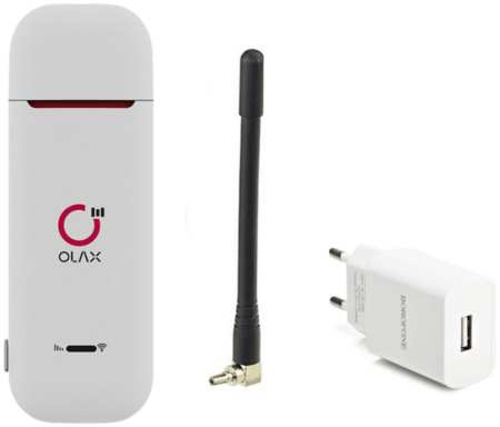 NETGIM Мобильный интернет 3G/4G – Модем OLAX U90 с Wi-Fi + антенна