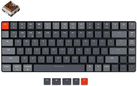 Беспроводная клавиатура Keychron K3 Pro Gray (K3P-H3) 965044484964635